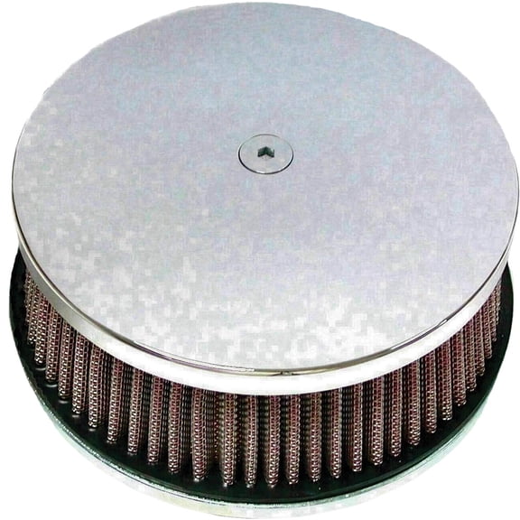 Harddrive Round Air Cleaner Hp Classic Smooth Chrome 5-7/8" - 120301