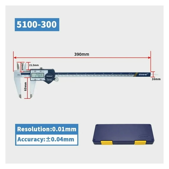 Hardened Stainless Steel Digital Caliper Electronic Vernier Caliper Micrometer Measuring Tools ,Easy to Operate