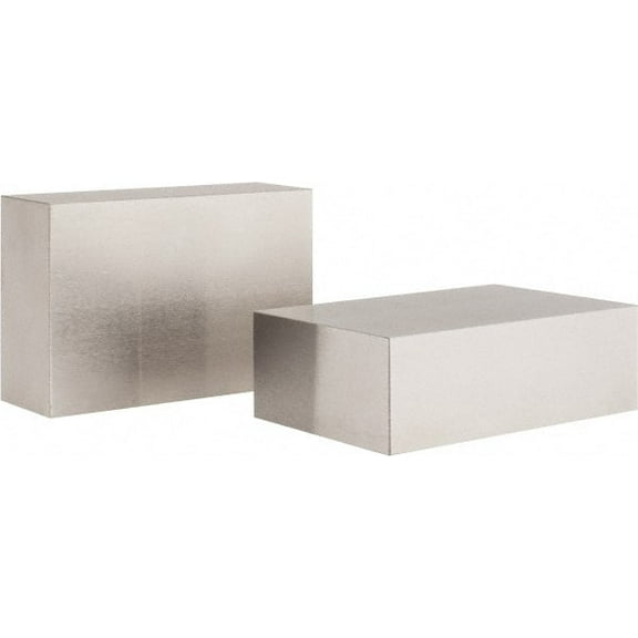 Hardened Steel 1-2-3 Blocks Without Holes, Matched Pair