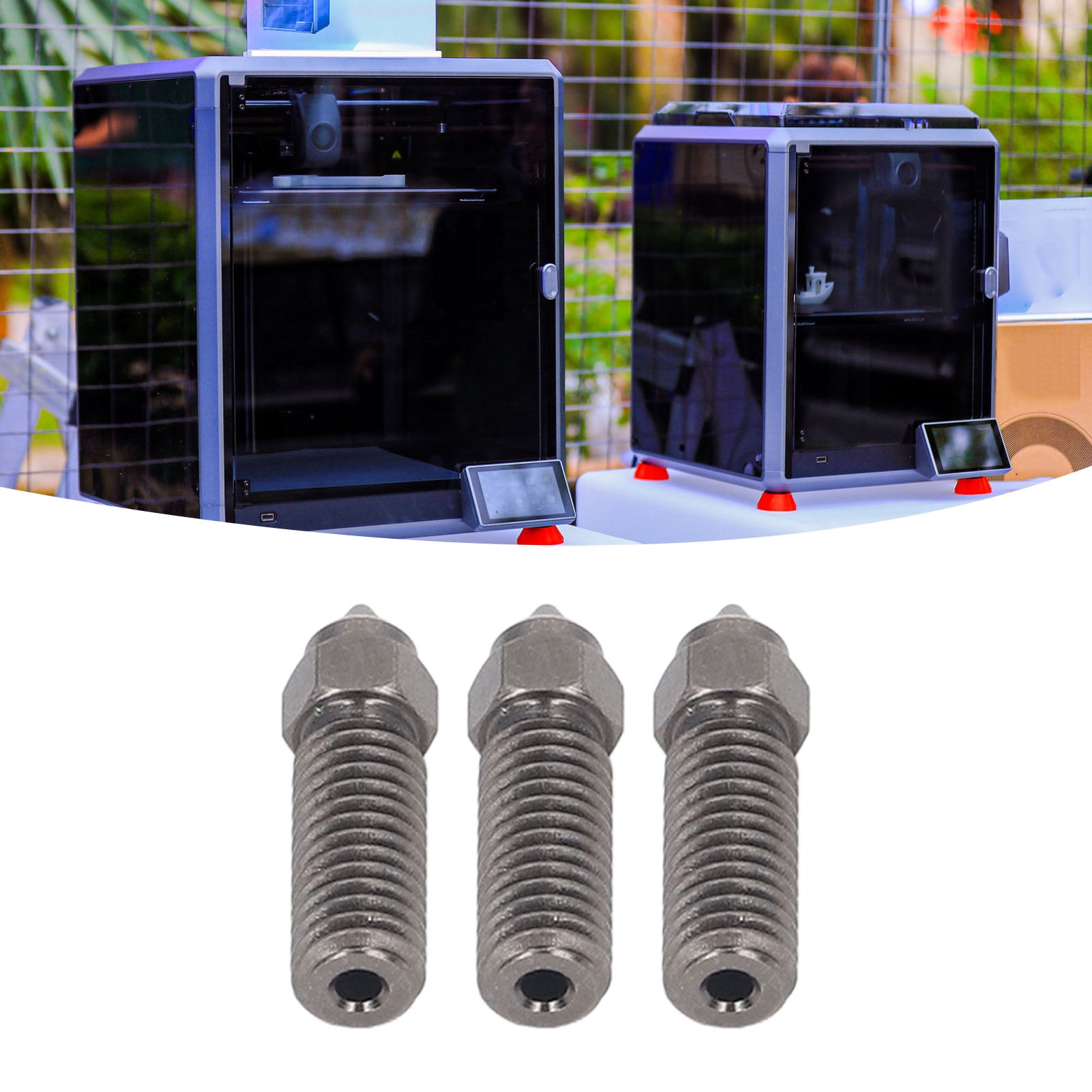 Hardened Steel Nozzles High Nozzle Kit 3PCS For 3D Printer Extruder