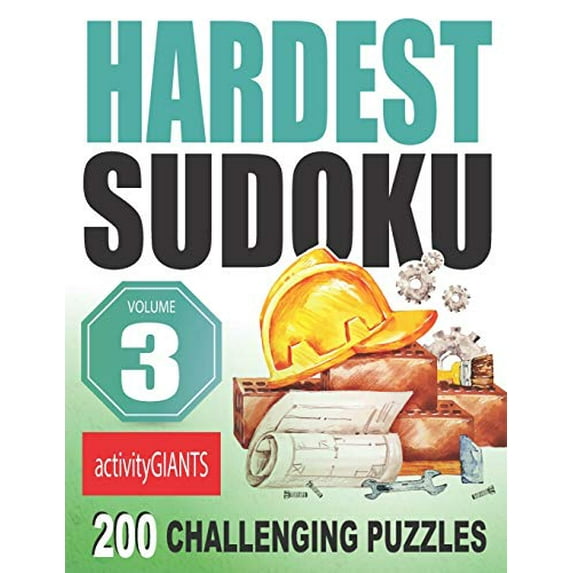 Pre-Owned Hardest Sudoku Volume 3 200 Challenging Puzzles (Paperback) by Activity Giants