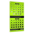 thumbnail image 1 of Hardex Thread Checker with All-Metal Board, Nut & Bolt Gauge, Easy-to-Use, 1 Count, 1 of 6