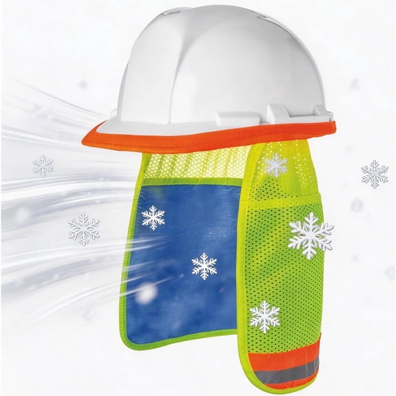Hardhat Sun Shade Visor, Reflective Mesh Hard Hat Sun Shield
