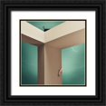 thumbnail image 1 of Hardibudi 26x26 Black Ornate Wood Framed with Double Matting Museum Art Print Titled - Seek And Ye Shall Find  - Y, 1 of 4