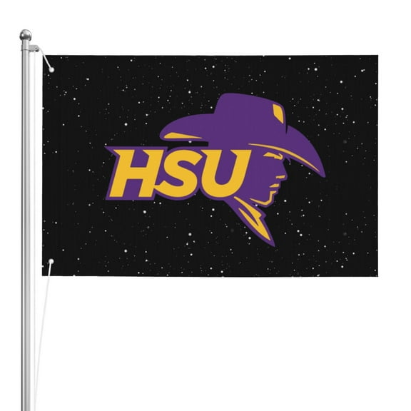 Hardin-Simmons University Double Sided Flag 2x3ft For Home/Company/Indoor Outdoor Decoration Flag 100% Polyester Banner