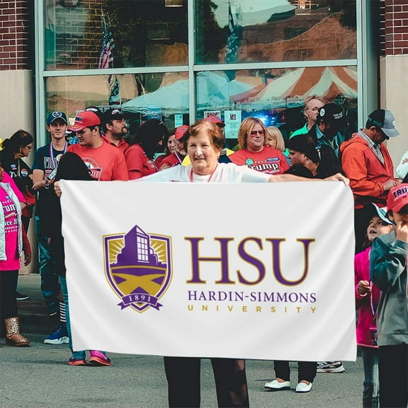 Hardin-Simmons University Logo Banner Breeze Flag Outdoor Flags Home Flag Garden Flag 3 'X 5' Ft