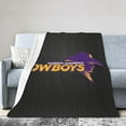 thumbnail image 1 of Hardin-Simmons University Logo Fleece Blanket, Very Soft Microfiber Flannel Blanket for Couch Warm and Cozy for All Seasons, 1 of 6