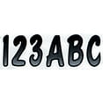 thumbnail image 1 of Hardline Boat Lettering Registration Kit 3 in. - 200 Silver/Black, 1 of 3