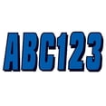 thumbnail image 1 of Hardline Boat Lettering Registration Kit 3 in. - 320 Blue/Black, 1 of 2