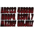 thumbnail image 1 of Hardline Products Series 300 Factory Matched 3-Inch Boat & PWC Registration Number Kit, Red/Black - REBKG300, 1 of 1