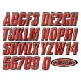 thumbnail image 1 of Hardline Products Series 800 Factory Matched 3-Inch Boat & PWC Registration Number Kit - Red/Black, 1 of 3