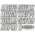 thumbnail image 1 of Hardline Products Series 800 Factory Matched 3-Inch Boat & PWC Registration Number Kit - White/Black, 1 of 5