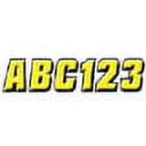 Hardline YEBLK500 2in Letter and Number Kit Yellow / Black