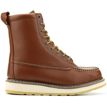 Men’s 8” Soft Toe Work Boots – Full-Grain Leather, Goodyear Welt, Slip & Oil Resistant, EH Rated – Style 86994