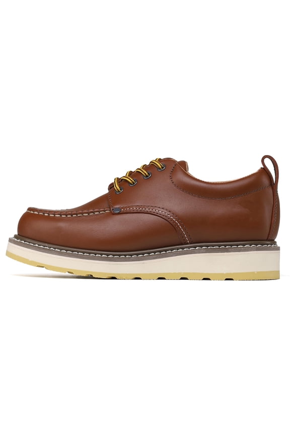 DH-82994 Men’s Work Shoes – 4” Soft Toe, Full Grain Leather, Slip & Water Resistant, ASTM F2892-24, EH Protection