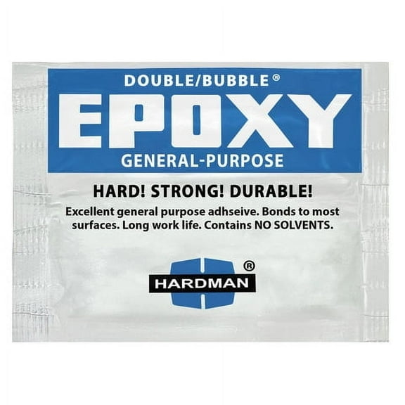 Hardman Double Bubble Blue General-Purpose, Slow-Setting Epoxy - 04005 (5 Pack)
