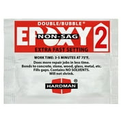 Hardman Double Bubble Red 2 Non-Sag Extra Fast Setting Epoxy Adhesive - 04008 (10 Pack)