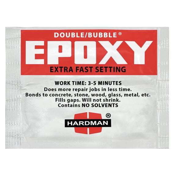 Hardman Double Bubble Red Extra Fast Setting Epoxy Adhesive - 04001 (10 Pack)