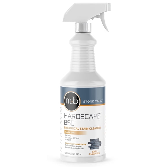 MB Stone Care Hardscape BSC Headstone Cleaner for Headstones, Tombstones, Memorials & Grave Cleaning, Spray, 1 Quart