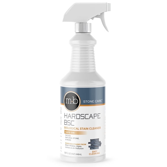 MB Stone Care Hardscape BSC Headstone Cleaner for Headstones, Tombstones, Memorials & Grave Cleaning, Spray, 1 Quart