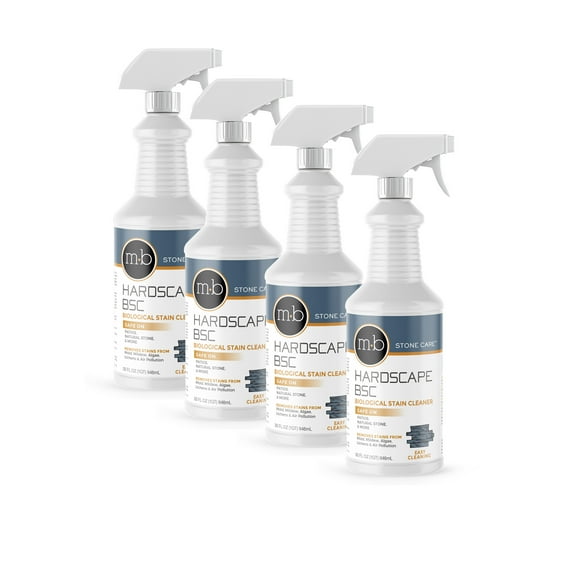 Hardscape BSC Headstone Cleaner for Grave Cleaning - Ideal for Cleaning Headstones, Tombstones, and Memorials - by MB Stone Care (QUART SPRAY) (4)