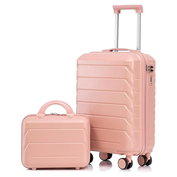Hardshell Luggage, Lightweight Durable ABS Suitcase, 20/14 Inch Luggage