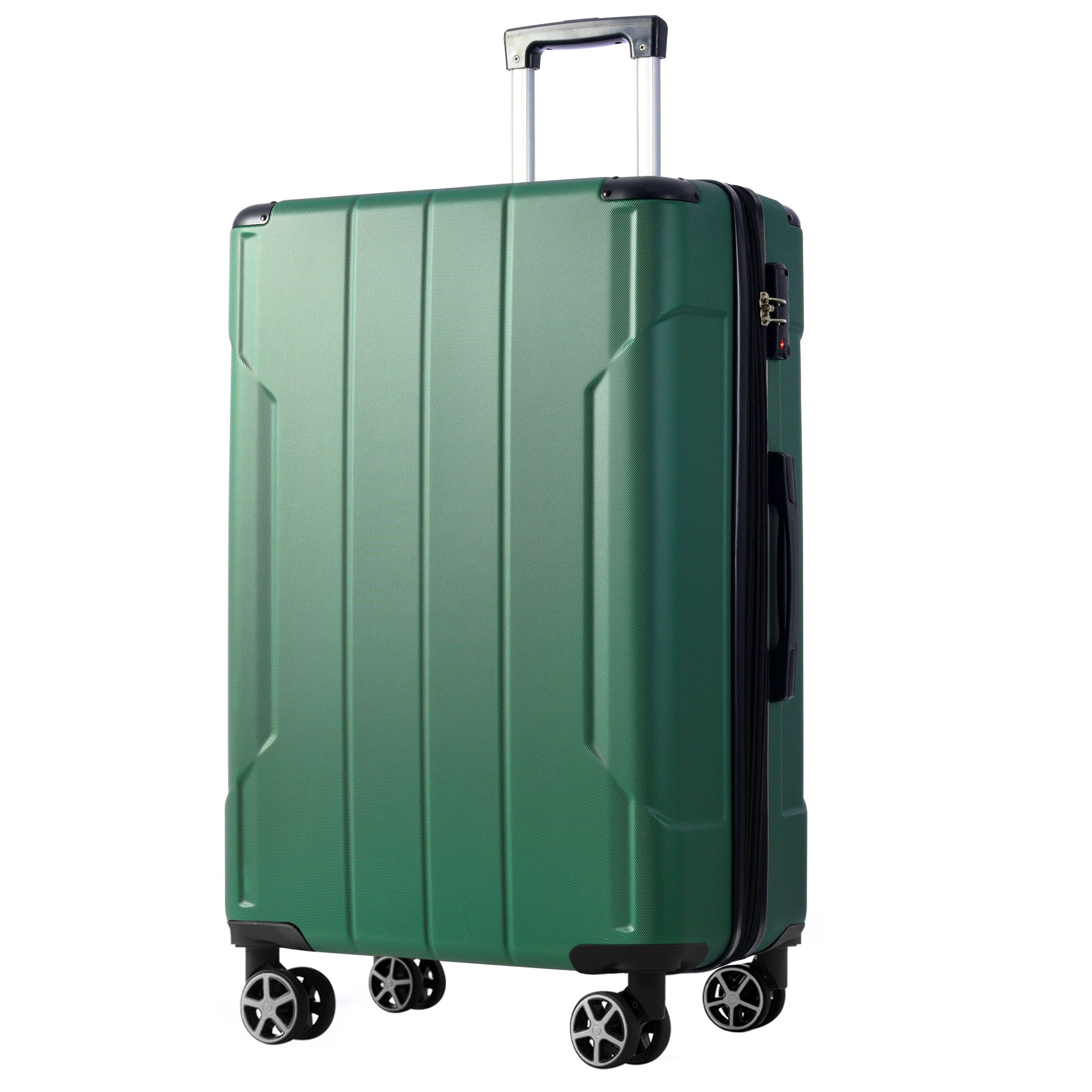 Hardshell Luggage, Lightweight Durable ABS Suitcases with Double Wheels, Expandable 28-inch Checked Luggage