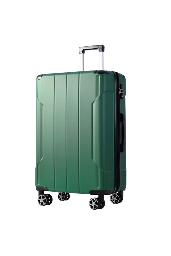 Hardshell Luggage, Lightweight Durable ABS Suitcases with Double Wheels, Expandable 28-inch Checked Luggage