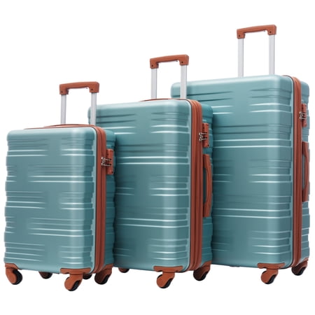 Hardshell Luggage Sets 3 Pcs Spinner Suitcase with TSA Lock Lightweight 20‘‘24‘‘28‘‘