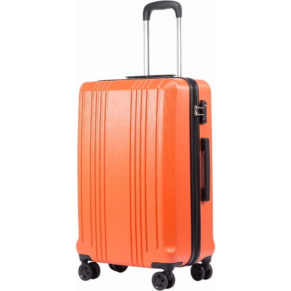 Hardshell Spinner Suitcase with TSA Lock, 24-Inch Checked Luggage