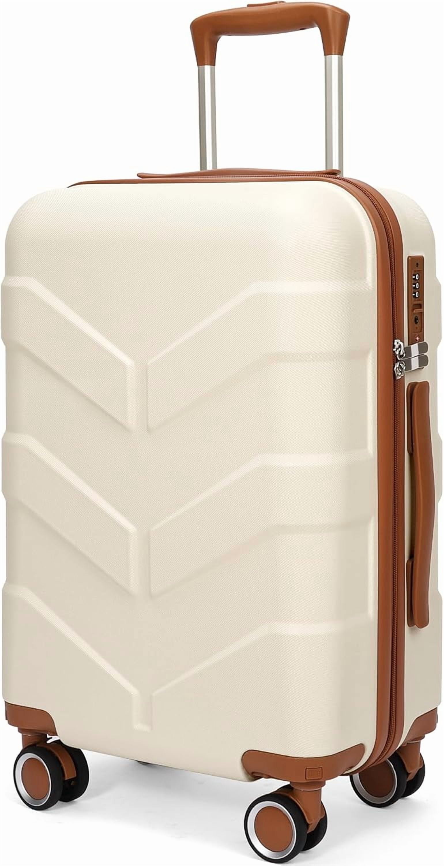 Hardside Carry On Luggage 22x14x9 Airline Approved with Spinner Wheels, Lightweight 20-inch Carry-On Suitcase for Men & Women