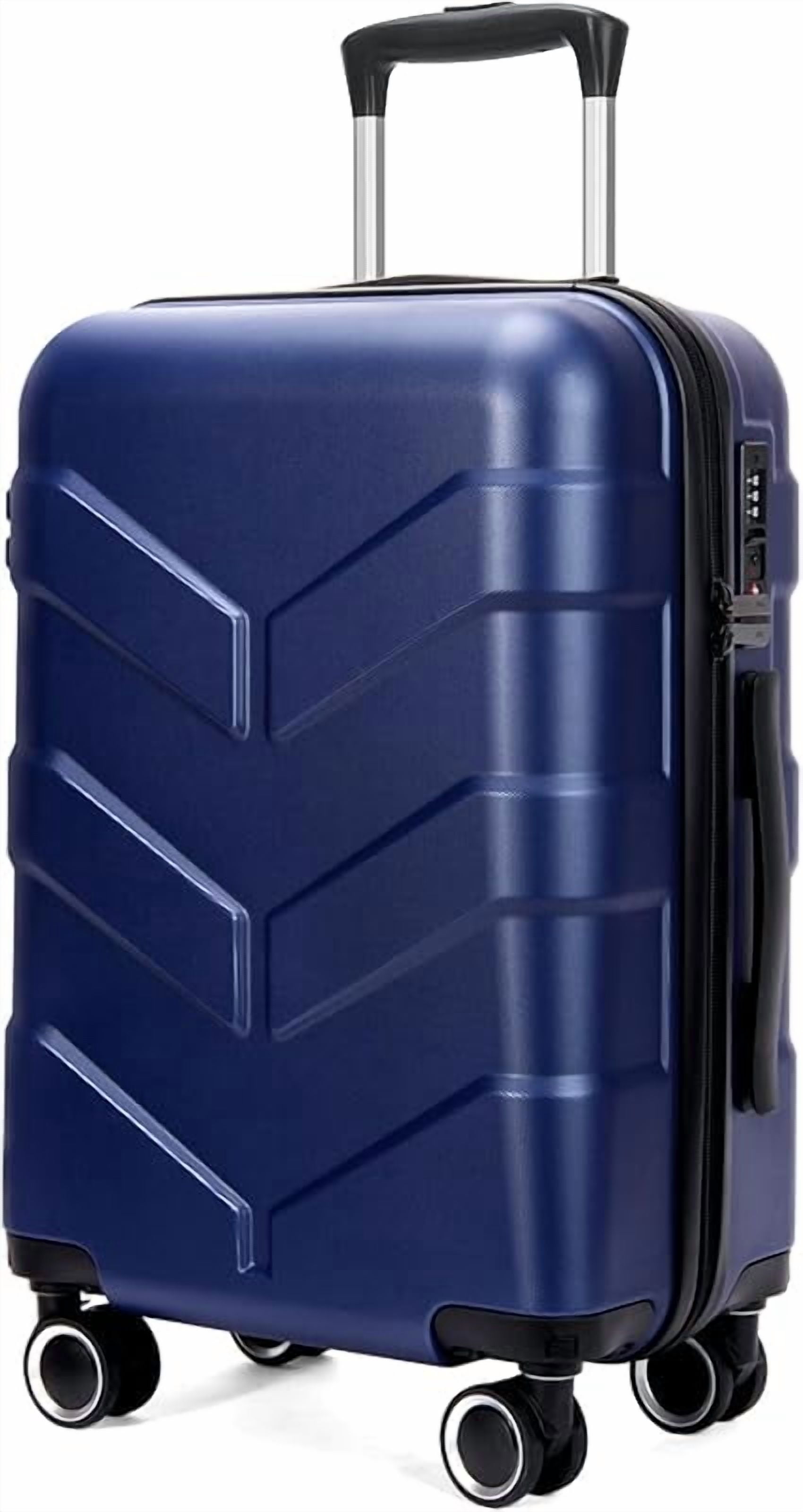 Hardside Carry On Luggage 22x14x9 Airline Approved with Spinner Wheels, Lightweight 20-inch Carry-On Suitcase for Men & Women