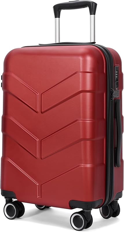 Hardside Carry On Luggage 22x14x9 Airline Approved with Spinner Wheels, Lightweight 20-inch Carry-On Suitcase for Men & Women