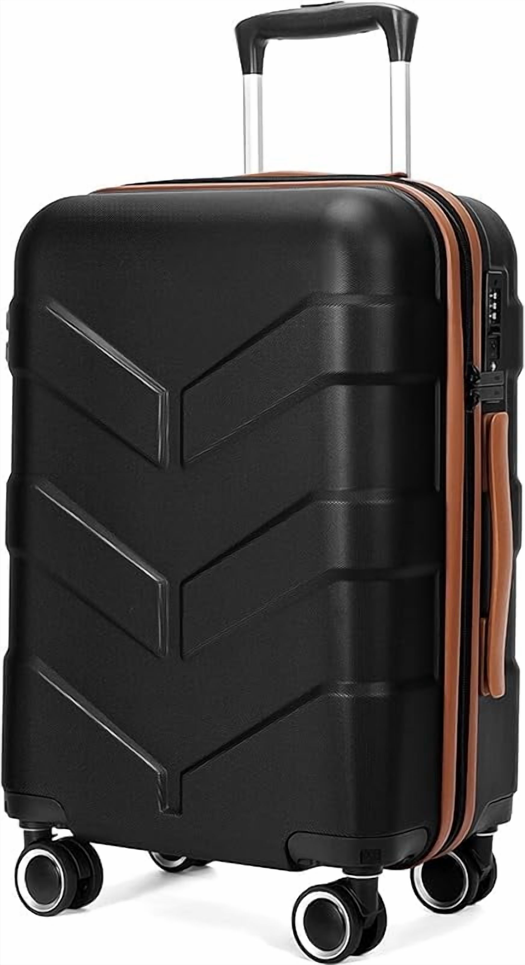 Hardside Carry On Luggage 22x14x9 Airline Approved with Spinner Wheels, Lightweight 20-inch Carry-On Suitcase for Men & Women