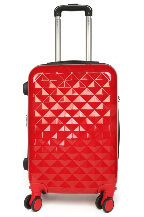Hardside Expandable Spinner Wheel,Luggages, Teal, 20" Carry-On (RED)
