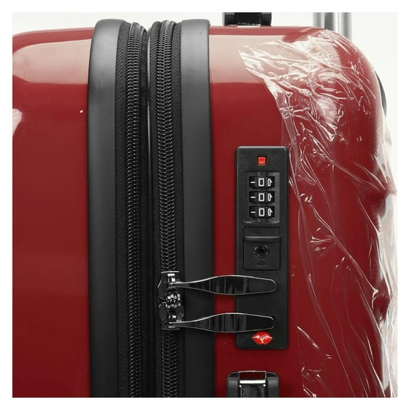 Hardside Expandable Spinner Wheel,Luggages, Teal, 20" Carry-On (WINE RED)