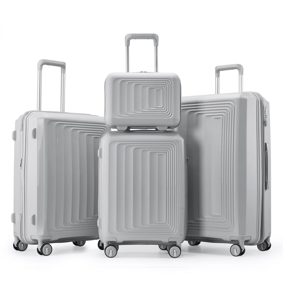 Hardside Luggage Sets of 4, Expandable 25 Storage Space Carry On