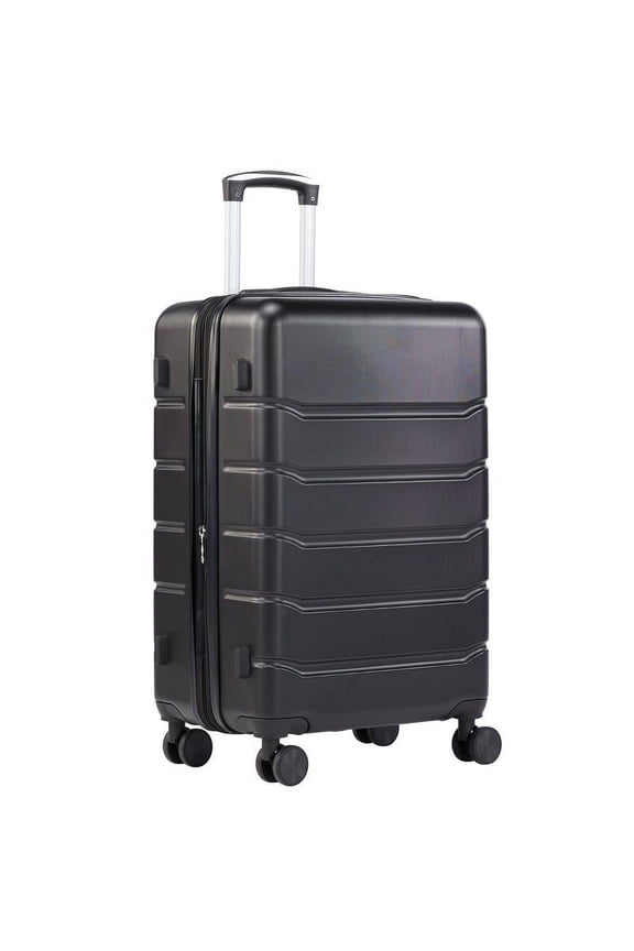 Luggage 20''/24''/28''Luggage, Hard Shell ABS Suitcase with Double Spinner Wheels, Lightweight Expandable Rolling Luggage with TSA Lock