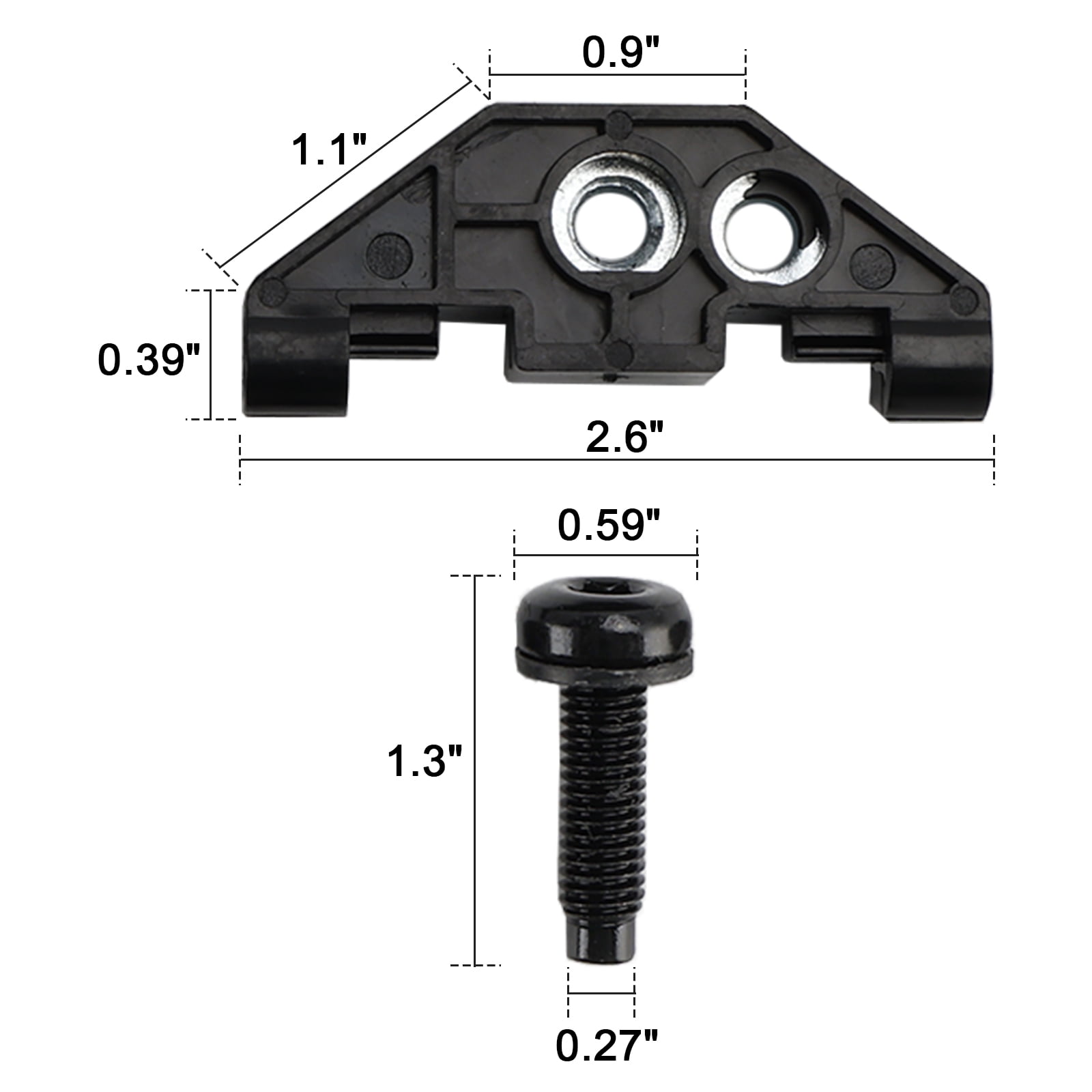 Fabater Hardtop Bevestigingsset – 6 Stuks Stalen Bouten En Moeren, Vervanging Voor Jeep JK/JKU 2007-2018