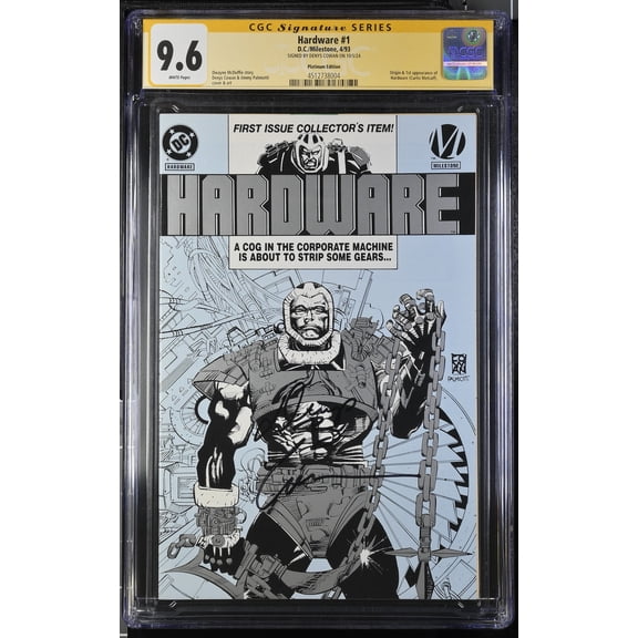 Hardware #1 - CGC 9.6 Comic Book