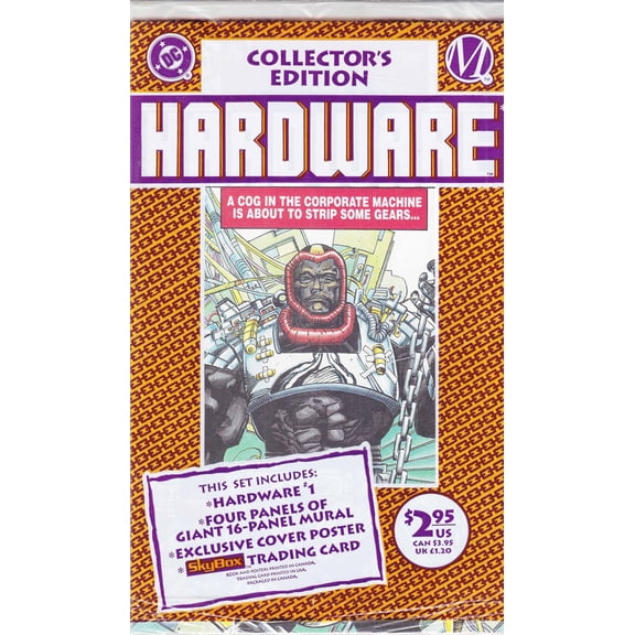 Hardware #1 (with poster) VF ; DC Comic Book