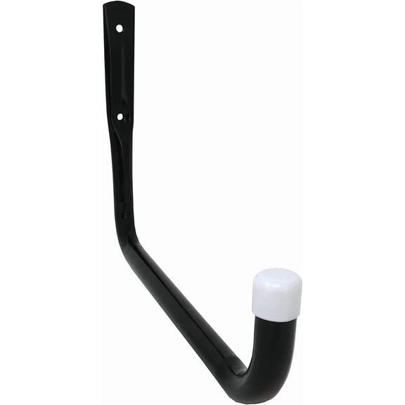 Hardware 8091E Heavy Duty Steel 10-Inch Garage Storage Utility Hooks, 4 Pack, Black