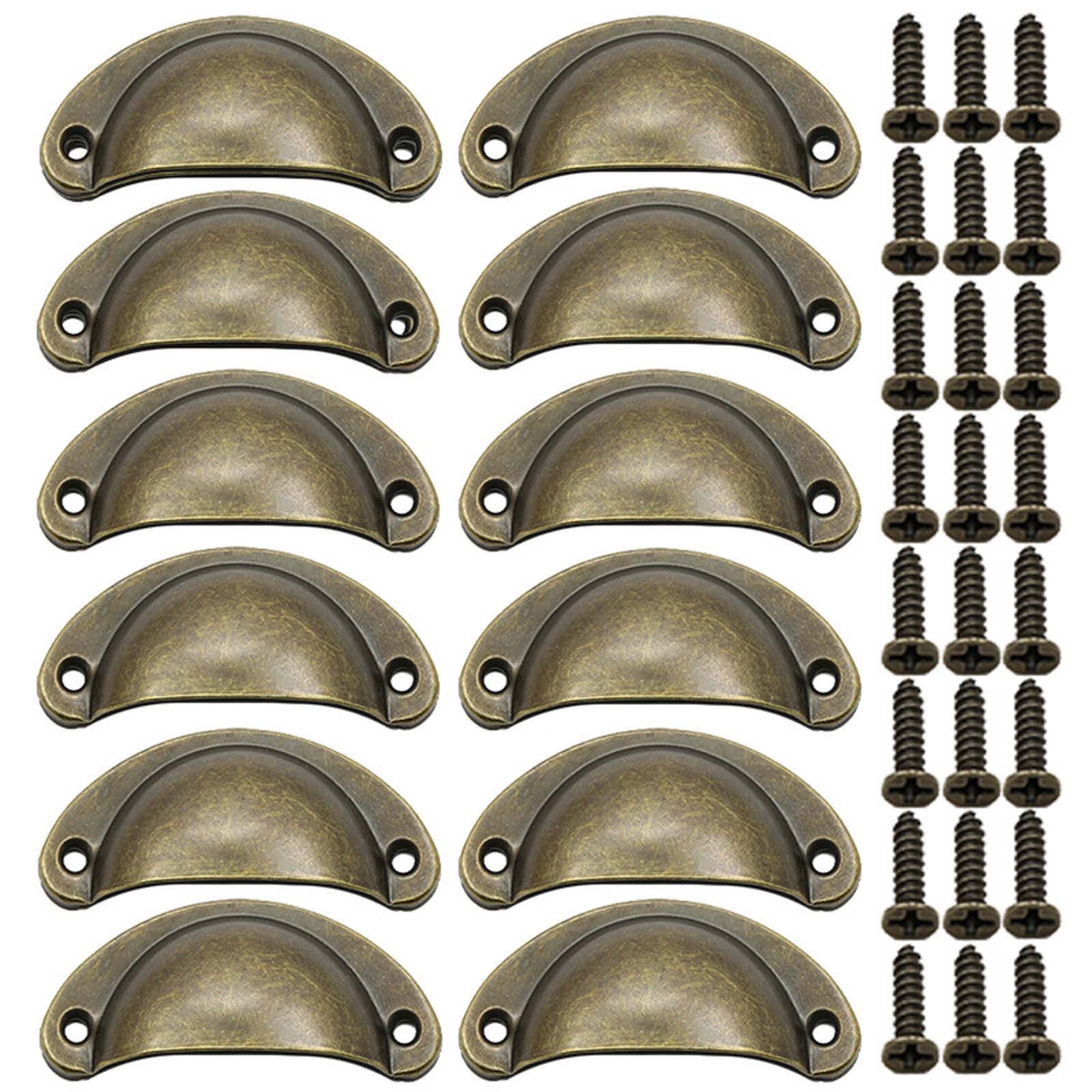 Hardware Adapter Clearance! FNGZ Drawer Handle Old Fashioned Cabinet Door  Medicine Cabinet Semicircular Shell Retro Handle, 12Pcs Drawer Handles -  Walmart.com