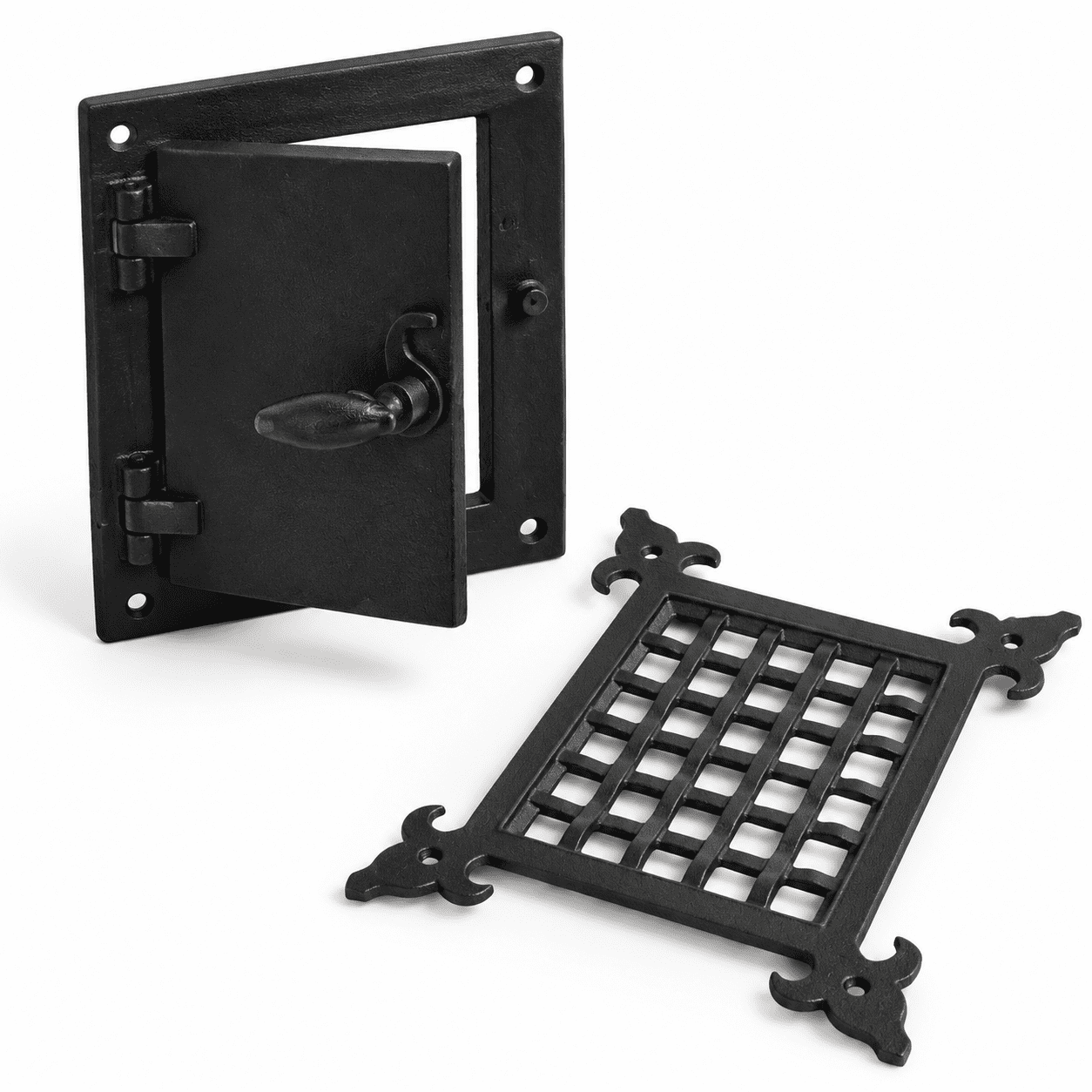 Hardware Cast Iron Speakeasy Door Grill/grille With Viewing Black ...