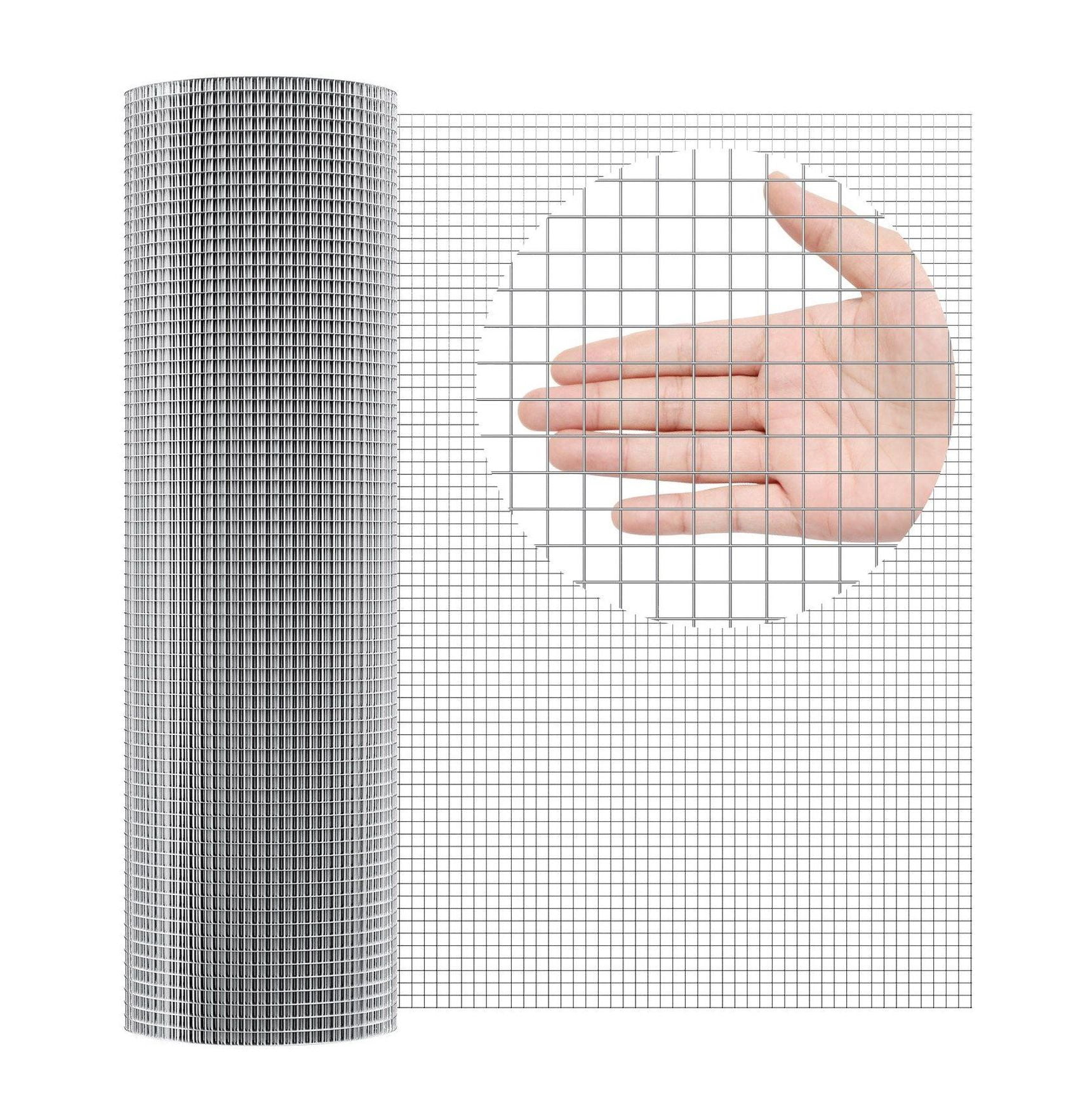 Pest Control Wire Hardware Cloth 1/2 Inch, 36x100 ft - 19 Gauge Galvanized Wire Mesh ...