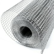 Hardware Cloth 1/2 in 48 in x 100 ft 19 Ga Chicken Wire Mesh Roll Galvanized Wire Mesh Roll Tree Guard Welded Wire Fencing Rodent Wire&Wire Fence