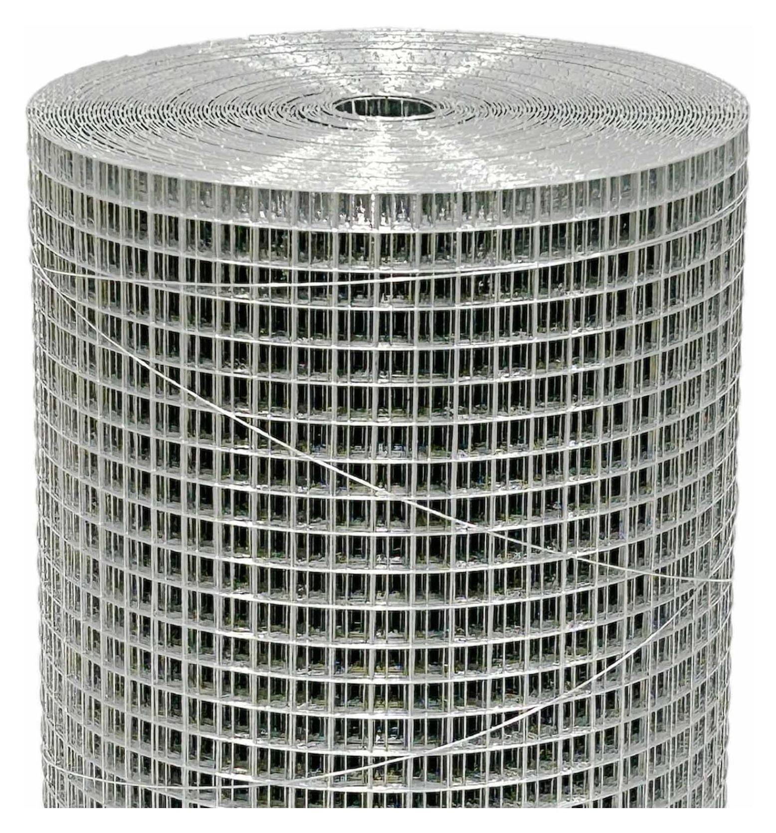 GoldPeak Hardware Cloth Roll - 1/2 Inch Mesh, 36 Inch X 50 Ft, 19 Gauge Galvanized Wire Mesh For Fencing & Cages