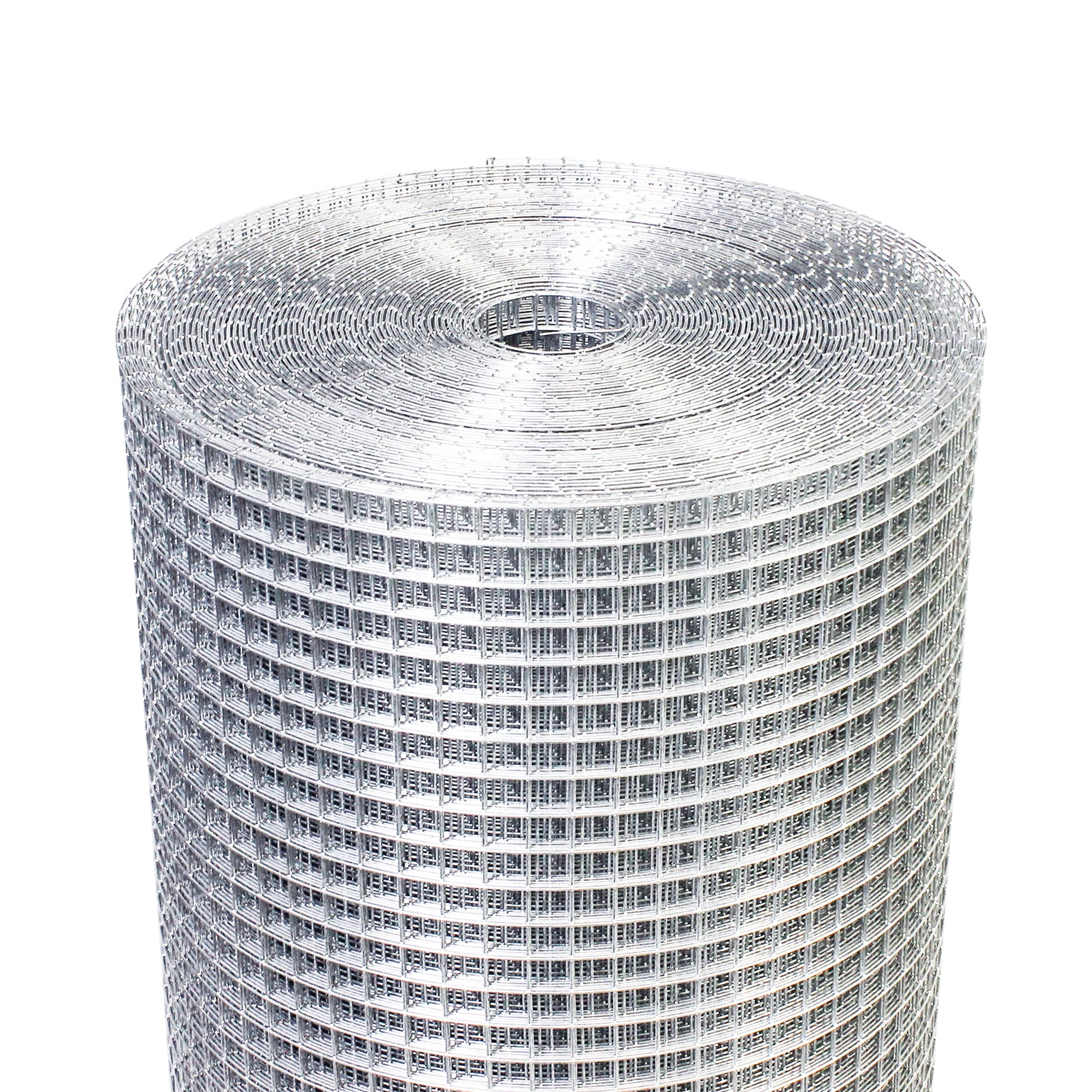 Hardware Cloth 1/2 inch 60in x 100ft 19 Gauge, Hot-dip Galvanized After Welding Chicken Wire Fence Roll Garden Plant Welded Metal Wire Fencing Roll, Rabbit Cages Snake Fence