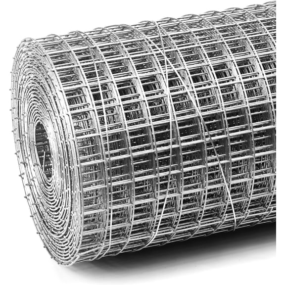 Hardware Cloth 1/2in 16'' x 10' 19GA Hot-dip Galvanized After Welding Chicken Wire Mesh,Chicken Coop Fence,Screen Mesh,Rabbit/Snake Fence,for Garden Poultry Animal Netting Cage