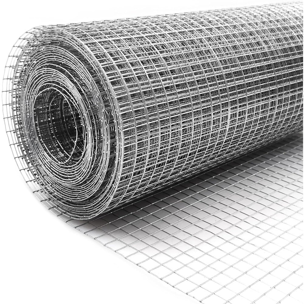 Hardware Cloth 1/4 Inch Galvanized Wire Mesh Roll 8 Inch x 20 ft (23GA
